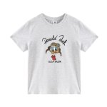 画像2: Donald Duck USA Duck T-shirts 古着加工 ドナルドダック エアフォース Tシャツ (2)