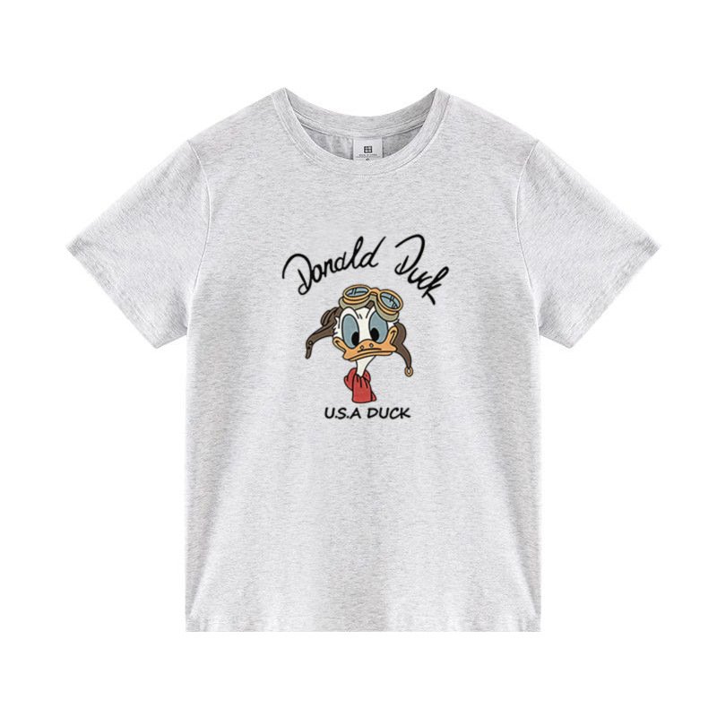 画像2: Donald Duck USA Duck T-shirts 古着加工 ドナルドダック エアフォース Tシャツ (2)