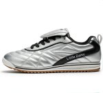 画像2: Unisex Quilted leather lace-up sneakers　ユニセックス 男女兼用 レザーキルティングレースアップゴルフシューズスタイルスニーカー (2)