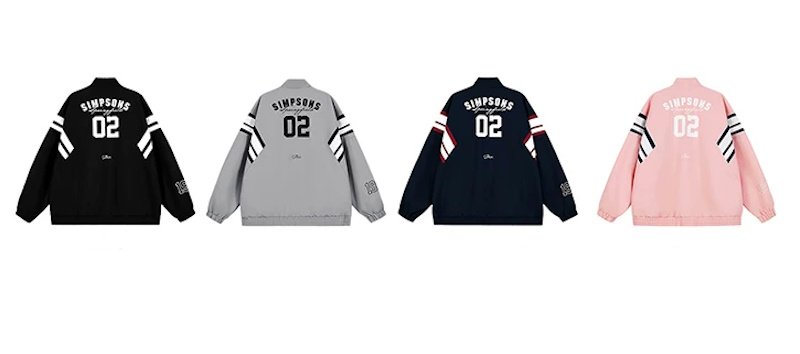 画像12: MAISONFOX & The Simpsons Collaboration Zip-Up Jacket Baseball Jacket ユニセックス男女兼用MAISONFOX & ザ・シンプソンズ コラボジップアップジャケットスタジアムジャンパー スタジャン (12)
