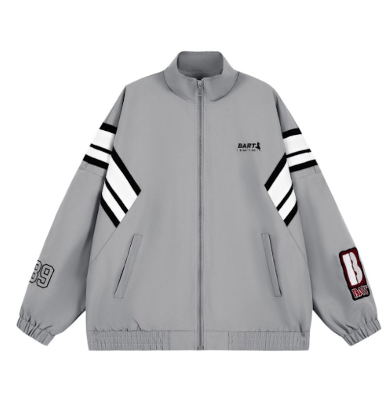 画像3: MAISONFOX & The Simpsons Collaboration Zip-Up Jacket Baseball Jacket ユニセックス男女兼用MAISONFOX & ザ・シンプソンズ コラボジップアップジャケットスタジアムジャンパー スタジャン (3)