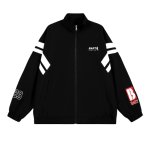 画像1: MAISONFOX & The Simpsons Collaboration Zip-Up Jacket Baseball Jacket ユニセックス男女兼用MAISONFOX & ザ・シンプソンズ コラボジップアップジャケットスタジアムジャンパー スタジャン (1)