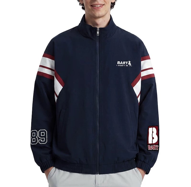 画像8: MAISONFOX & The Simpsons Collaboration Zip-Up Jacket Baseball Jacket ユニセックス男女兼用MAISONFOX & ザ・シンプソンズ コラボジップアップジャケットスタジアムジャンパー スタジャン (8)