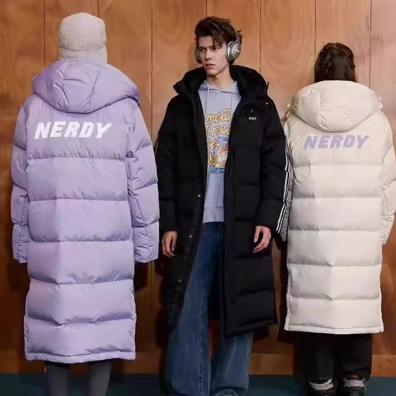 画像8: NERDY 21FW NY Long Down Jacket ユニセックス 男女兼用  ノルディ ニューヨーク トラック ロングダウン ジャケット  (8)
