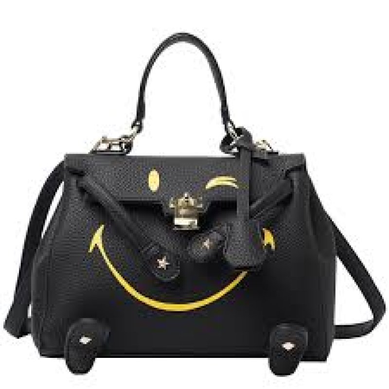 画像3: Smile & Panda Tote Bag スマイル パンダ ショルダーストラップ付 トートバッグ (3)