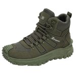 画像2: Unisex Combat-style Desert Outdoor Lace-Up Boot Sneakers　ユニセックス 男女兼用 コンバットデザートアウトドアレースアップブーツスニーカー (2)