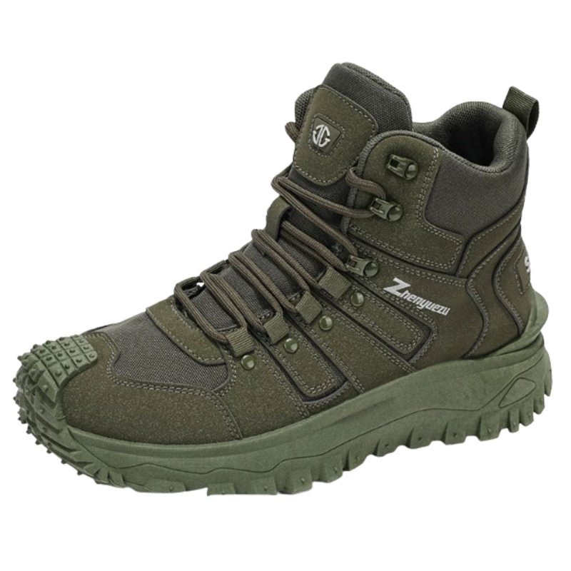 画像2: Unisex Combat-style Desert Outdoor Lace-Up Boot Sneakers　ユニセックス 男女兼用 コンバットデザートアウトドアレースアップブーツスニーカー (2)