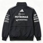 画像2: Mercedes-AMG F1 Team Jacket Jacket ユニセックス男女兼用メルセデスAMG F1チームジャケットジャンパー スタジャン (2)