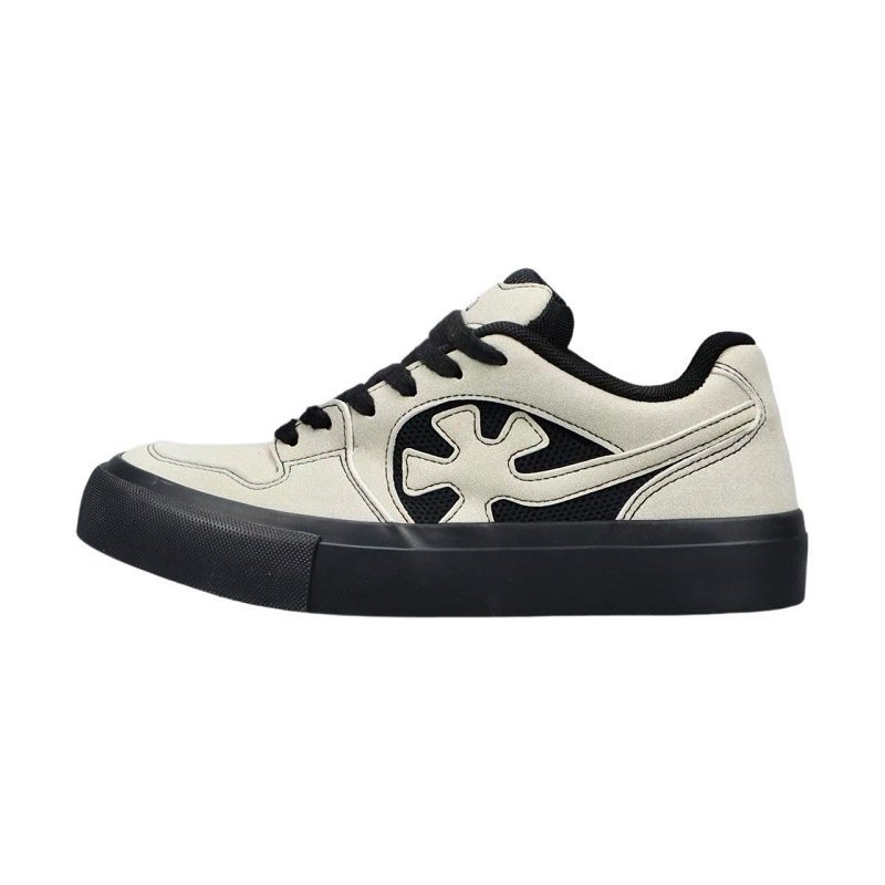 画像3: UnisexLow-top triple-vulcanized trendy sneakers ユニセックス 男女兼用 ローカット トリプルバルカナイズド トレンディレースアップスニーカーシューズ (3)