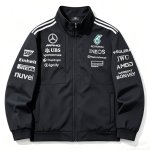 画像1: Mercedes-AMG F1 Team Jacket Jacket ユニセックス男女兼用メルセデスAMG F1チームジャケットジャンパー スタジャン (1)