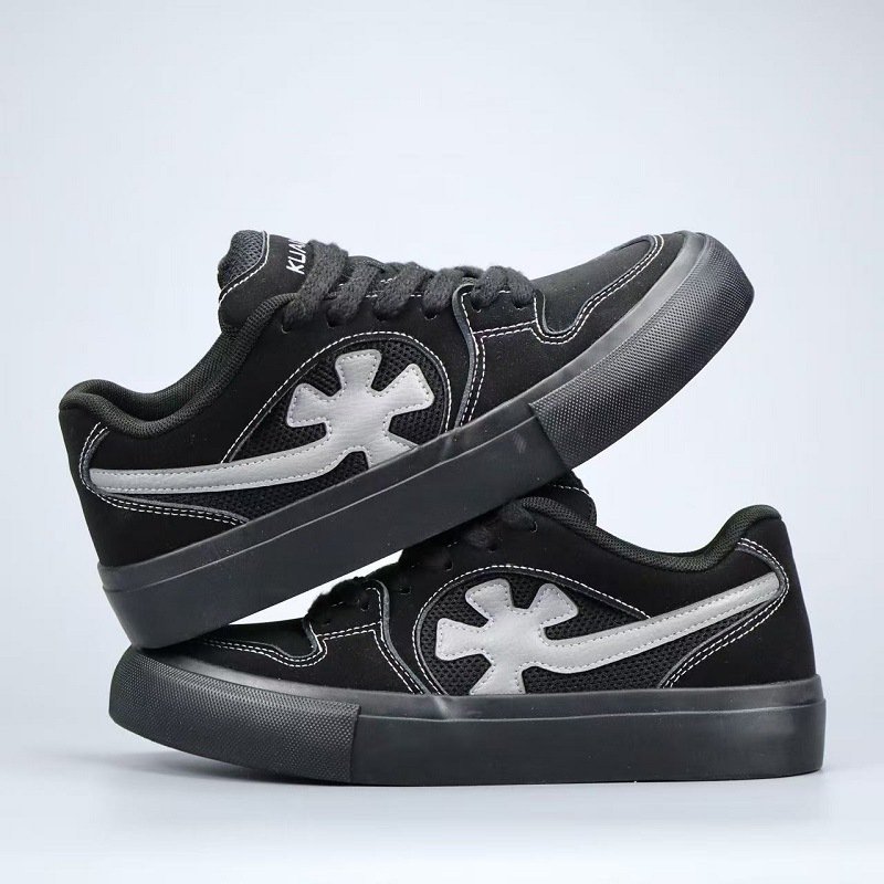 画像5: UnisexLow-top triple-vulcanized trendy sneakers ユニセックス 男女兼用 ローカット トリプルバルカナイズド トレンディレースアップスニーカーシューズ (5)