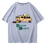 画像13: Unisex BREAKING PEANUTS Snoopy print T-shirt  男女兼用 ユニセックス ブレイキング ピーナッツ スヌーピー プリント半袖Tシャツ (13)