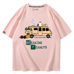 画像5: Unisex BREAKING PEANUTS Snoopy print T-shirt  男女兼用 ユニセックス ブレイキング ピーナッツ スヌーピー プリント半袖Tシャツ (5)