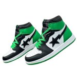 画像7: Unisex AJ1 High-Top Leather Star Lightning Sneakers　ユニセックス 男女兼用AJ1 ハイカットレザースターライトニングスニーカーシューズ (7)