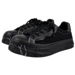 画像2: Unisex Leopard-print platform lace-up sneakers　ユニセックス 男女兼用 レオパード厚底レースアップスニーカーシューズ (2)