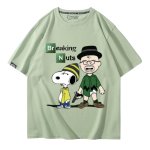 画像12: Unisex BREAKING PEANUTS Snoopy print T-shirt  男女兼用 ユニセックス ブレイキング ピーナッツ スヌーピー プリント半袖Tシャツ (12)