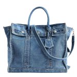 画像1: Canvas & Denim Five Pocket Tote Bag  キャンバス デニム ファイブポケット パイピング トート バッグ  (1)