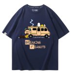 画像17: Unisex BREAKING PEANUTS Snoopy print T-shirt  男女兼用 ユニセックス ブレイキング ピーナッツ スヌーピー プリント半袖Tシャツ (17)