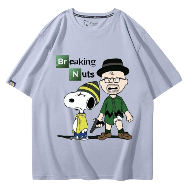 画像14: Unisex BREAKING PEANUTS Snoopy print T-shirt  男女兼用 ユニセックス ブレイキング ピーナッツ スヌーピー プリント半袖Tシャツ (14)