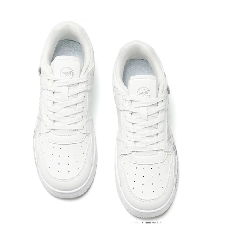 画像5: Unisex Gradient Graffiti Air Force 1 Leather Lace-Up Sneakers　ユニセックス 男女兼用 グラデーショングラフィティエアフォース1 レザーシューズ (5)
