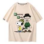 画像10: Unisex BREAKING PEANUTS Snoopy print T-shirt  男女兼用 ユニセックス ブレイキング ピーナッツ スヌーピー プリント半袖Tシャツ (10)