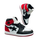 画像8: Unisex AJ1 High-Top Leather Star Lightning Sneakers　ユニセックス 男女兼用AJ1 ハイカットレザースターライトニングスニーカーシューズ (8)
