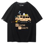 画像7: Unisex BREAKING PEANUTS Snoopy print T-shirt  男女兼用 ユニセックス ブレイキング ピーナッツ スヌーピー プリント半袖Tシャツ (7)
