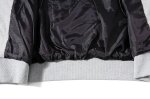画像9: Alphabet Embroidery Zip-Up Hoodie Jacket ユニセックス男女兼用アルファベット刺繍 ジップアップフーディジャケットスタジャン (9)