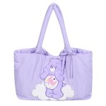 画像4: Care Bears Puffer Bag カラフル ケアベア ダウン風 パッファー トート ショルダーバッグ (4)