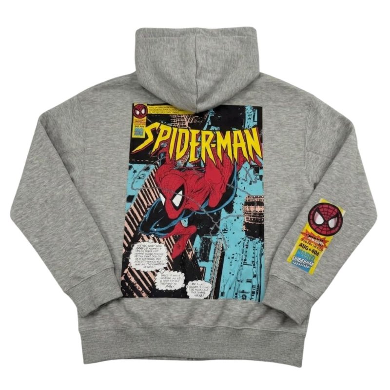 画像1: Unisex Spider-Man Zip-Up Hoodie　男女兼用ユニセックススパイダーマンジップアップフーディパーカー (1)