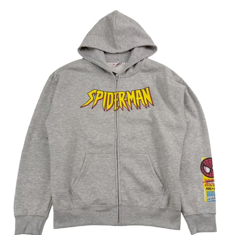 画像2: Unisex Spider-Man Zip-Up Hoodie　男女兼用ユニセックススパイダーマンジップアップフーディパーカー (2)