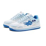 画像4: Unisex Cat & Paw Print Leather Lace-Up Sneakers ユニセックス 男女兼用キャット＆パウレザーレースアップスニーカーシューズ (4)