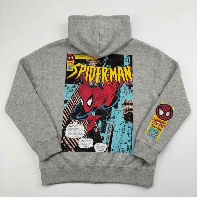 画像5: Unisex Spider-Man Zip-Up Hoodie　男女兼用ユニセックススパイダーマンジップアップフーディパーカー (5)