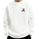 画像4: Unisex Spongebob Graffiti Print Sweatshirt 男女兼用 スポンジボブ 落書き風 プリントスウェット プルオーバー トレーナー (4)