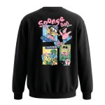 画像1: Unisex Spongebob Graffiti Print Sweatshirt 男女兼用 スポンジボブ 落書き風 プリントスウェット プルオーバー トレーナー (1)
