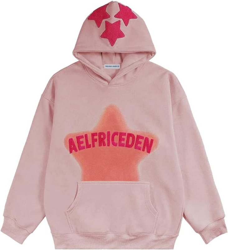 画像6: Unisex Star & Logo Y2K Hoodie　男女兼用ユニセックススター&ロゴY2Kフーディパーカー (6)