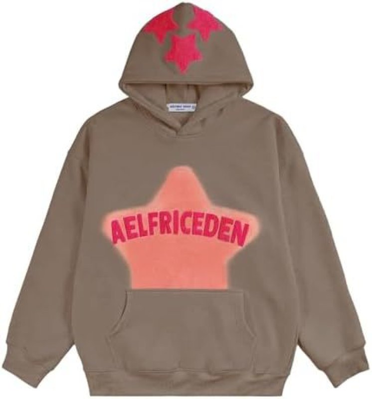 画像3: Unisex Star & Logo Y2K Hoodie　男女兼用ユニセックススター&ロゴY2Kフーディパーカー (3)