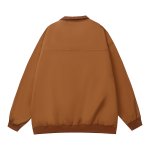 画像2: Tom & Jerry embroidered stadium jacket Jumper ユニセックス 男女兼用 トム&ジェリー 刺繍 スタジャン スタジアムジャンパー  MA-1 ボンバー ジャケット ブルゾン (2)