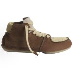 画像3: Patchwork High-Top Flats Soft-Sole Leather Driving Shoes ユニセックスパッチワーク ハイカット フラット ソフトソールレザードライビングシューズ (3)