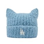 画像8: MLB Korea MLB Korea Plush Meow Beanie エムエルビー コリア 猫耳 ミャオン ビーニー  ニット帽 帽子 NY y2k ニューヨークヤンキース   (8)