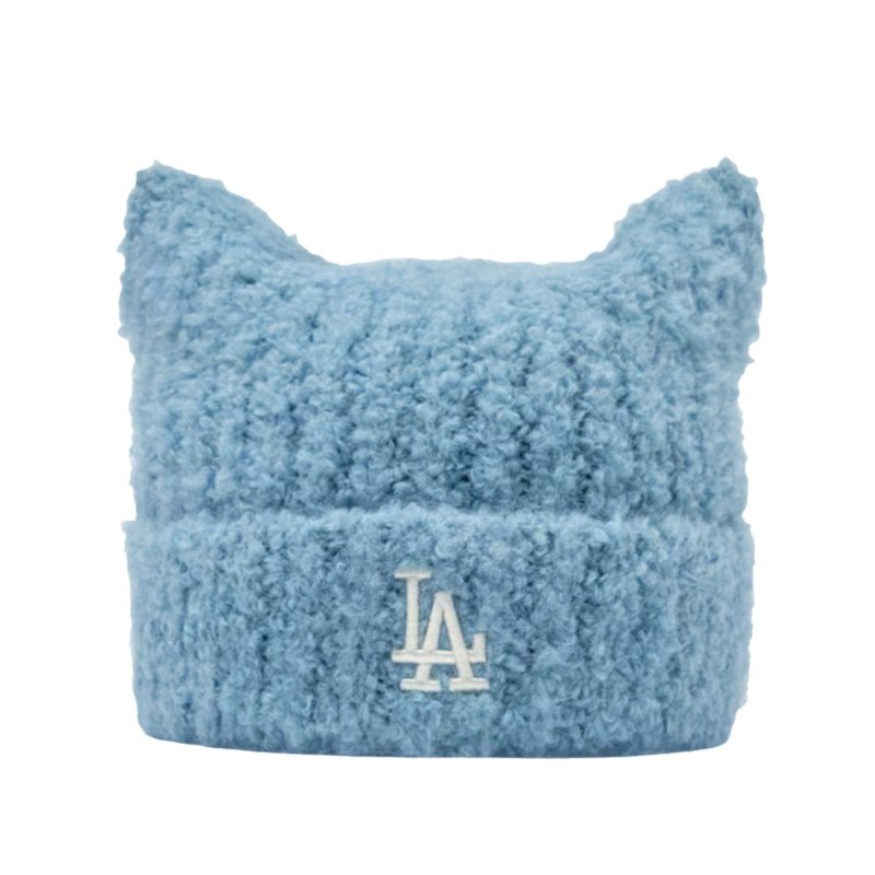 画像8: MLB Korea MLB Korea Plush Meow Beanie エムエルビー コリア 猫耳 ミャオン ビーニー  ニット帽 帽子 NY y2k ニューヨークヤンキース   (8)
