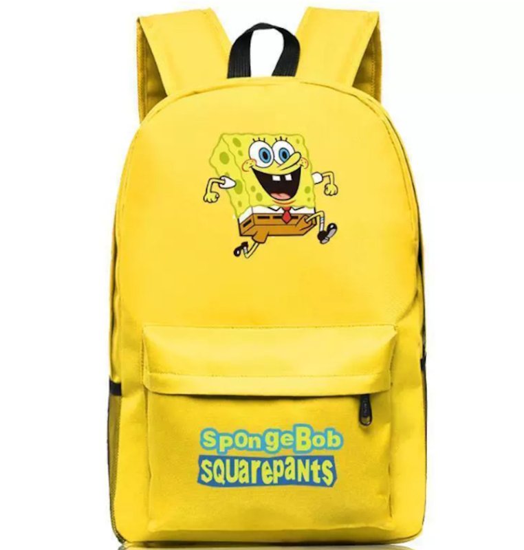 画像1: SpongeBob Backpack/Tote/Shoulder Bag　ユニセックス男女兼用スポンジボブバックパック リュックトートショルダーバッグ (1)