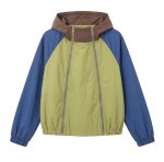 画像1: Double-Zip Hooded Windbreaker Jacket　男女兼用ユニセックスダブルジップフーディーウインドブレーカジャケット (1)