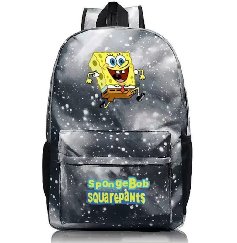 画像4: SpongeBob Backpack/Tote/Shoulder Bag　ユニセックス男女兼用スポンジボブバックパック リュックトートショルダーバッグ (4)