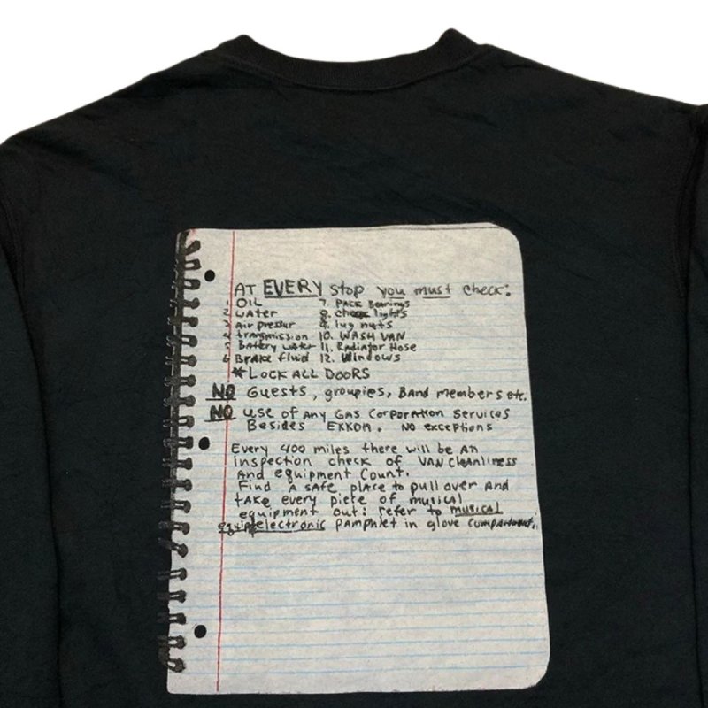 画像4: Unisex Nirvana Vintage-Style Notes Sweatshirt　男女兼用ユニセックスヴィンテージスタイルメモ書きプリントスウェットトレーナー (4)