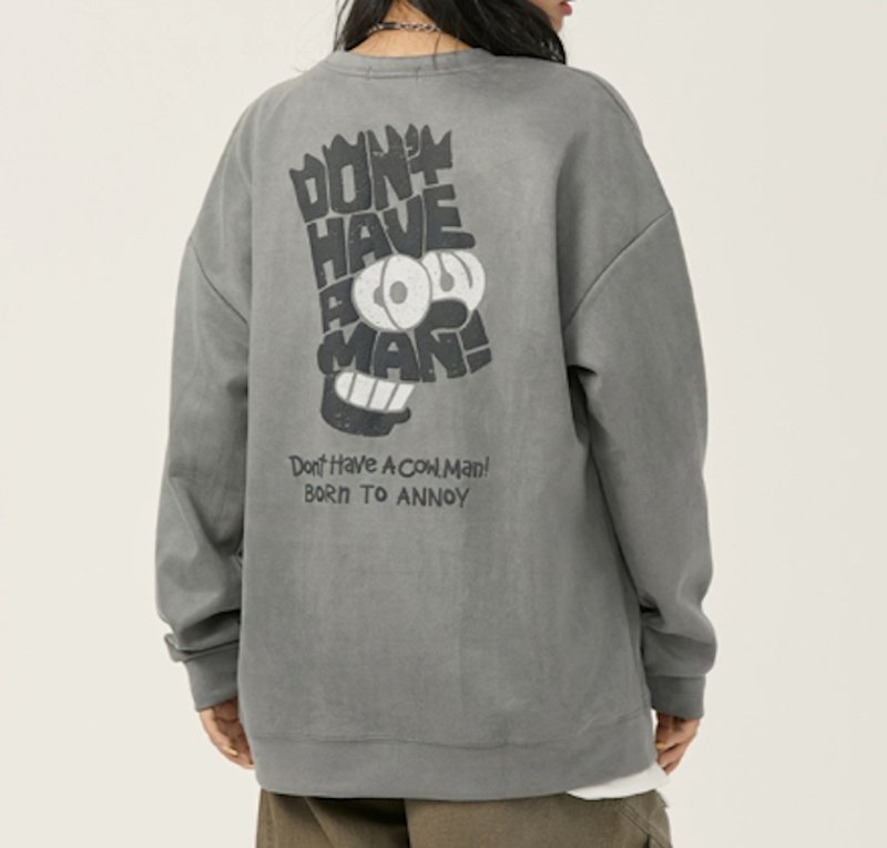画像10: Unisex Bart Simpson Face Print Sweatshirt　男女兼用ユニセックスバートシンプソンフェイスプリントスウェットトレーナー (10)