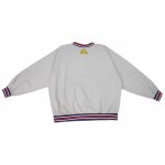 画像4: Oversized V-neck Tom and Jerry college-style pullover ユニセックス 男女兼用 トムとジェリー オーバーサイズVネック カレッジ風プルオーバー (4)