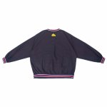 画像3: Oversized V-neck Tom and Jerry college-style pullover ユニセックス 男女兼用 トムとジェリー オーバーサイズVネック カレッジ風プルオーバー (3)