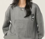 画像9: Unisex Bart Simpson Face Print Sweatshirt　男女兼用ユニセックスバートシンプソンフェイスプリントスウェットトレーナー (9)