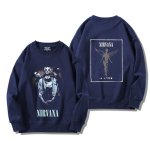 画像1: Unisex Nirvana Reversible Photo Print  Sweatshirt　男女兼用ユニセックスリバーシブルフォトプリントスウェットトレーナーA (1)